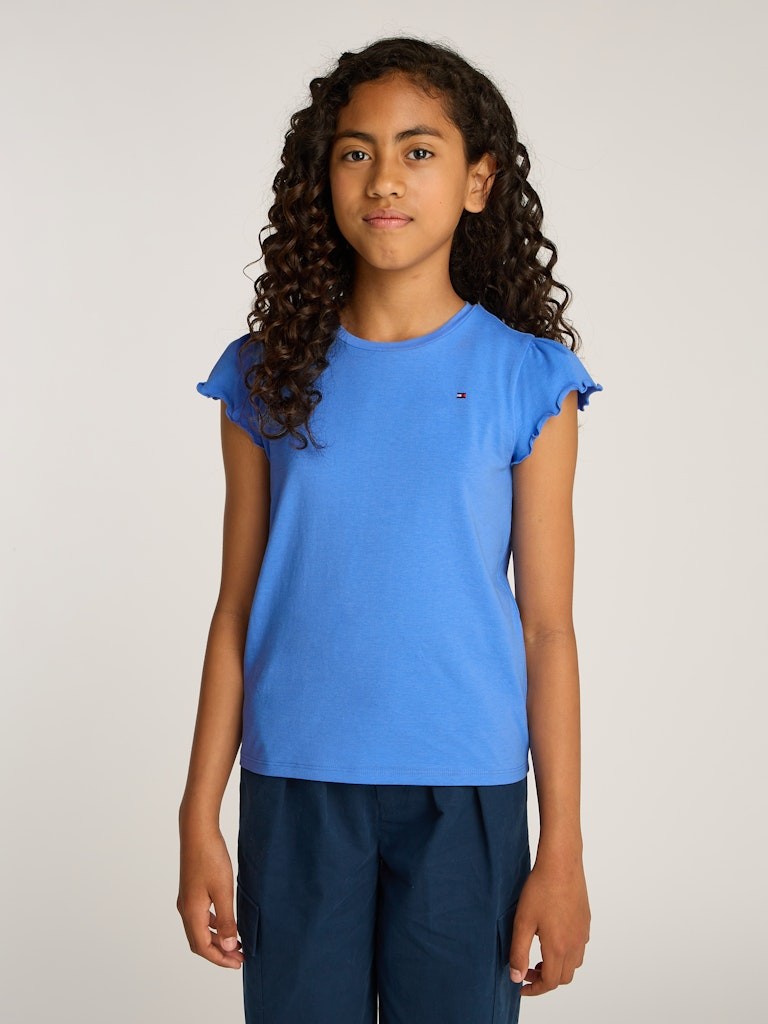 Tommy Hilfiger - T-shirt Blue Spell essential ruffle