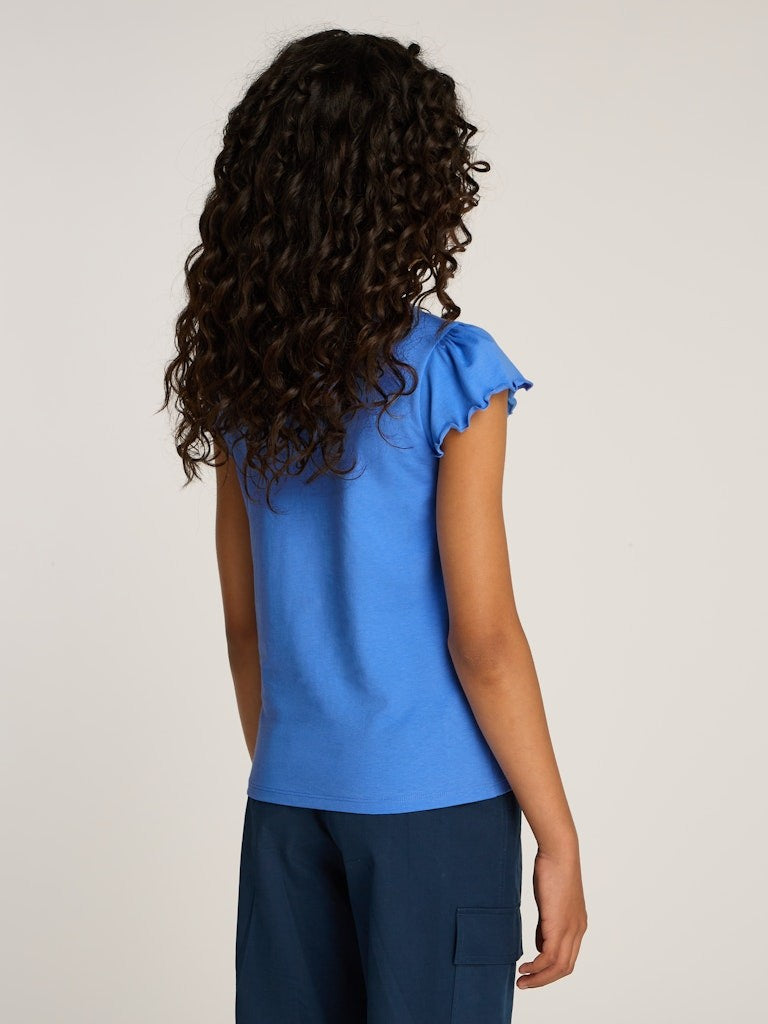 Tommy Hilfiger - T-shirt Blue Spell essential ruffle