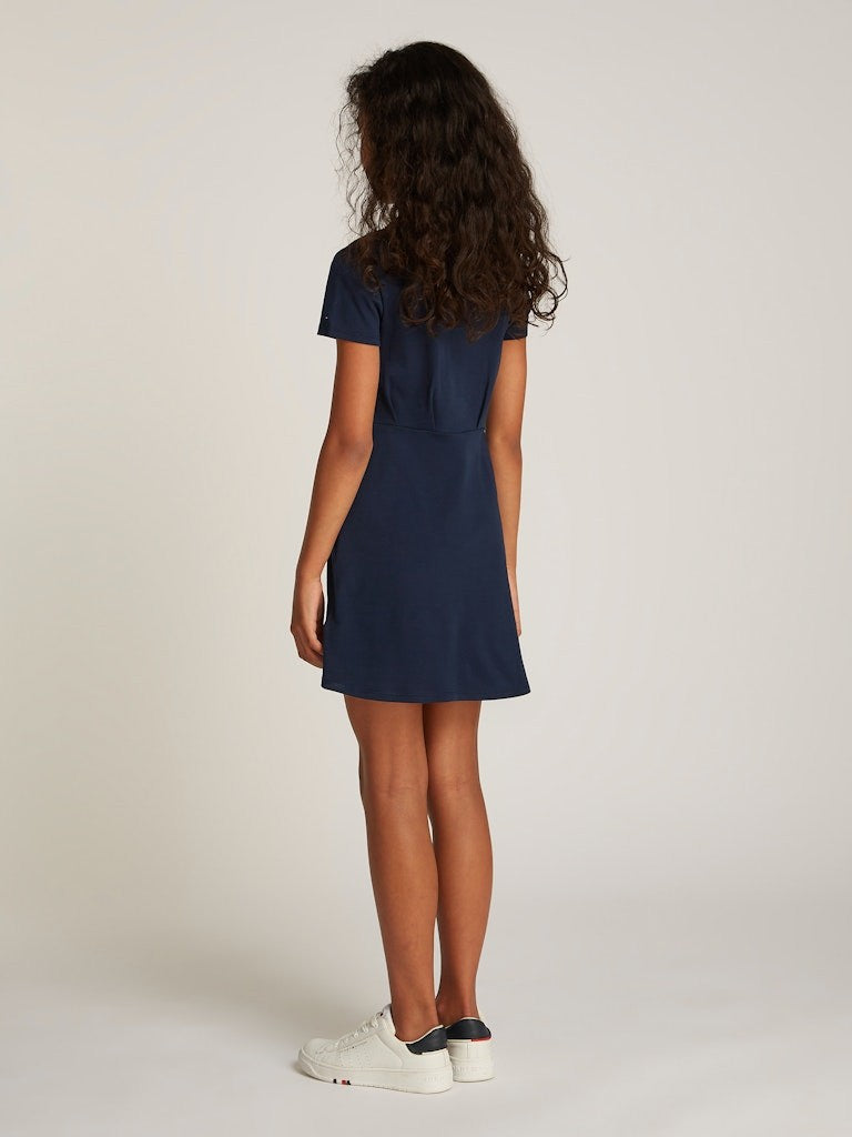 Tommy Hilfiger - Robe dark night navy mi corp