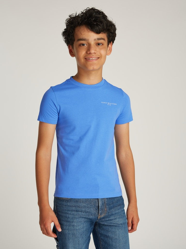 Tommy Hilfiger - T-shirt mixte mini corp Blue Spell