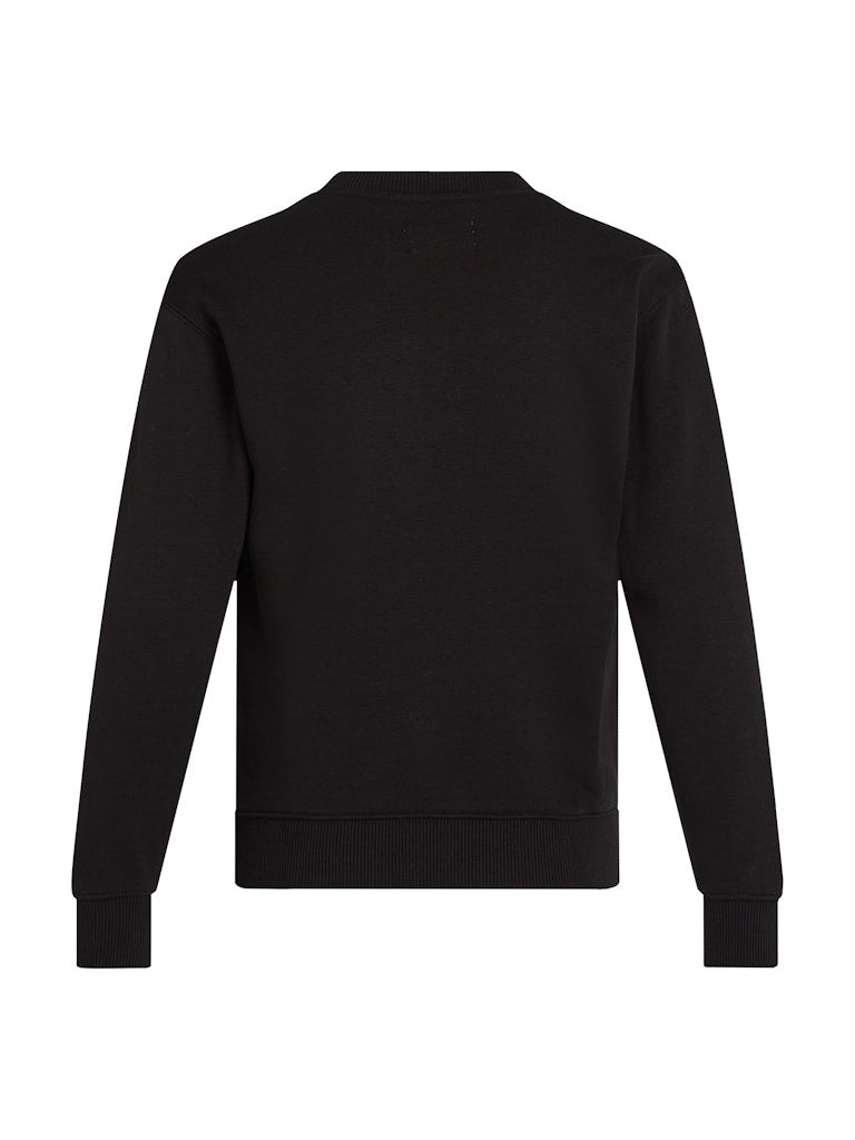 Calvin Klein - Sweat noir Gradient Flock Logo