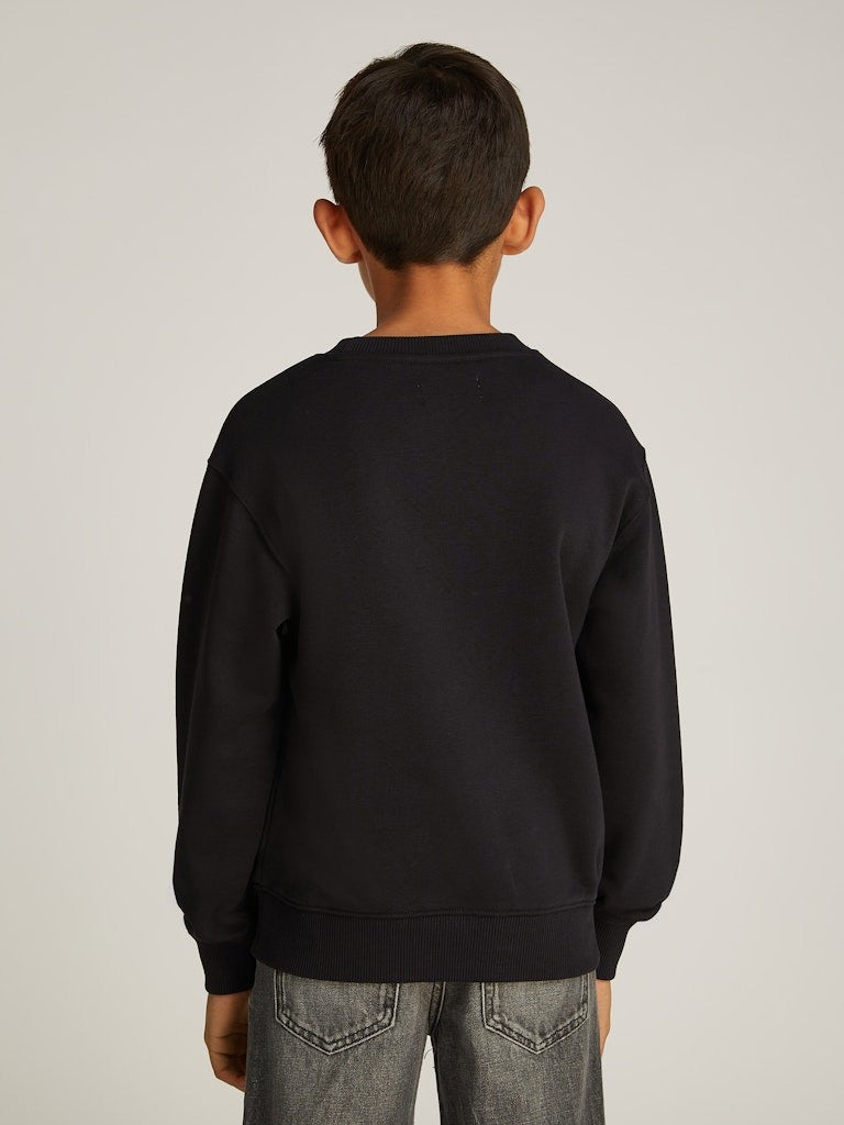 Calvin Klein - Sweat noir Gradient Flock Logo