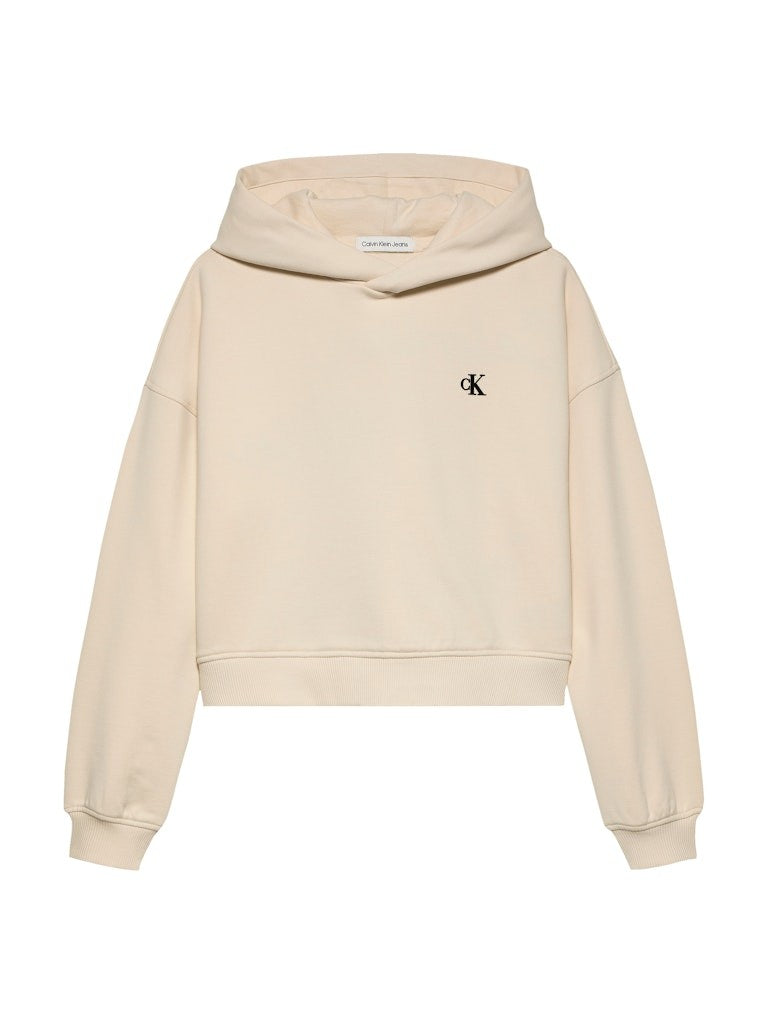 Calvin Klein - Sweat à capuche Turtledove Backprint
