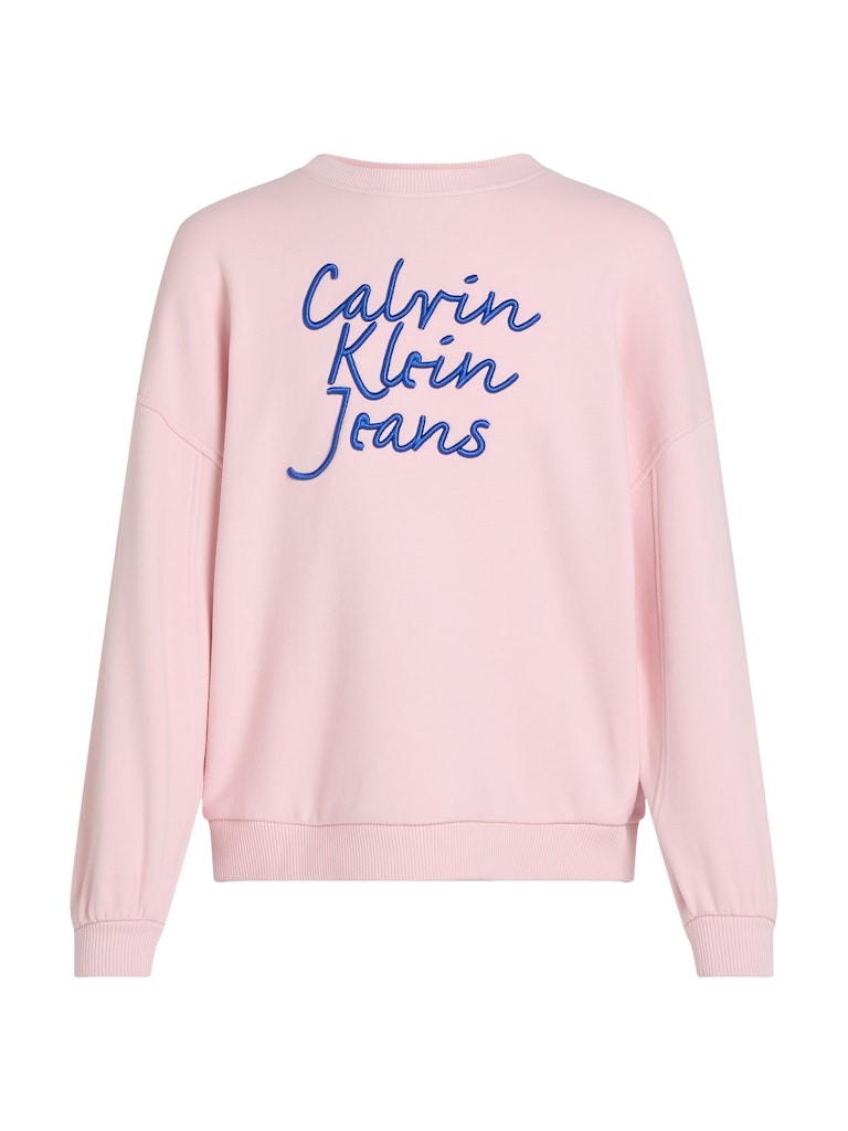 Calvin Klein - Logotipo de sudor Pink Handw