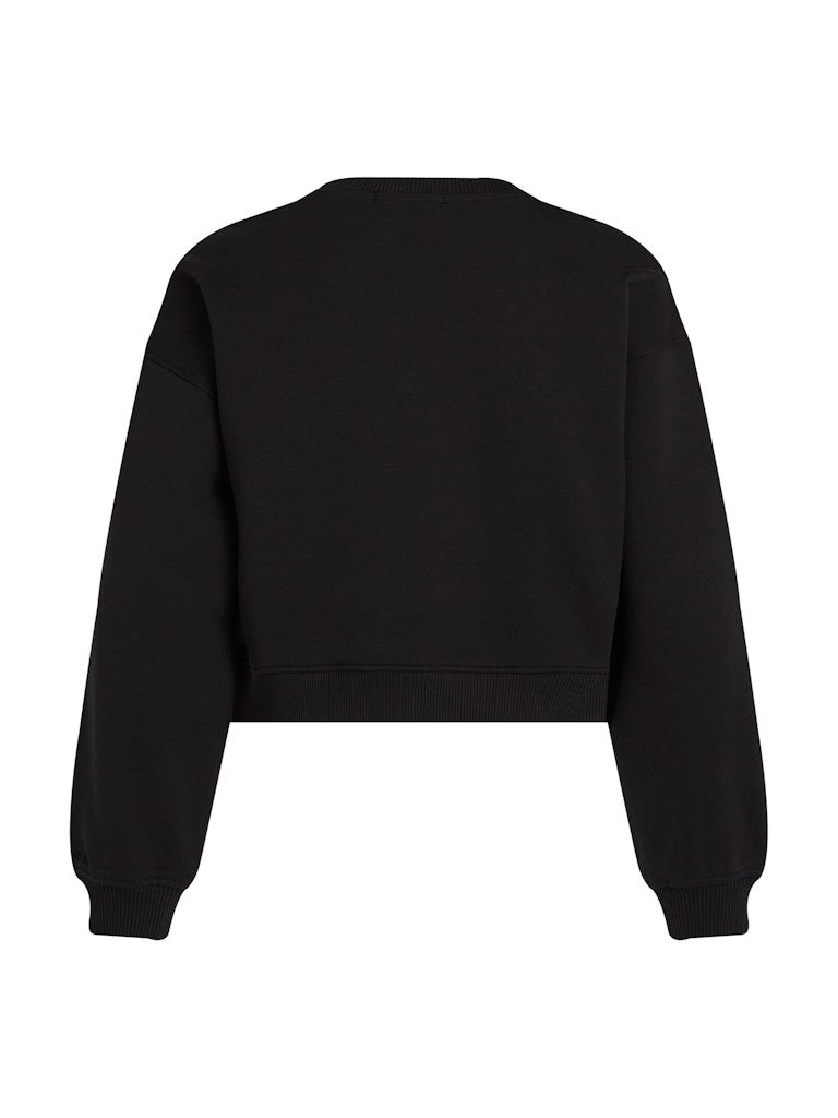 Calvin Klein - Sweat noir glitter monologo