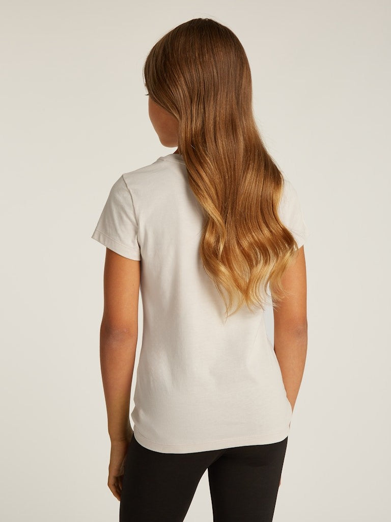 Calvin Klein - T-shirt Turtledove handwriting logo