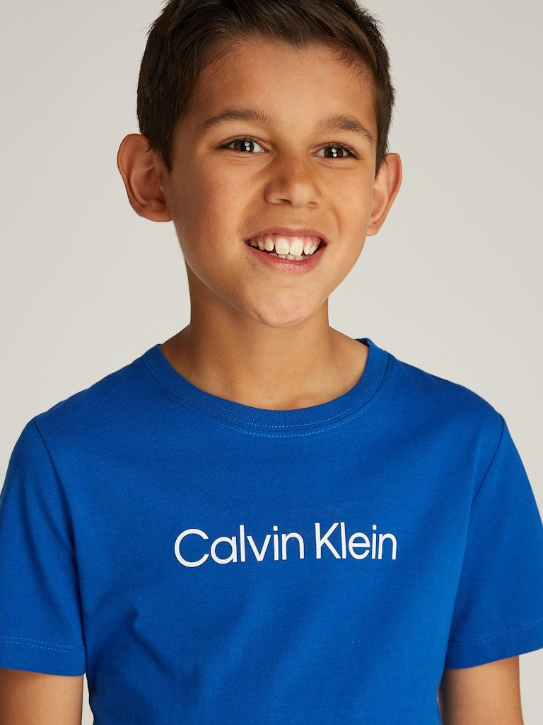 Calvin Klein - Logotipo Ultra Blue Mezcla T -White