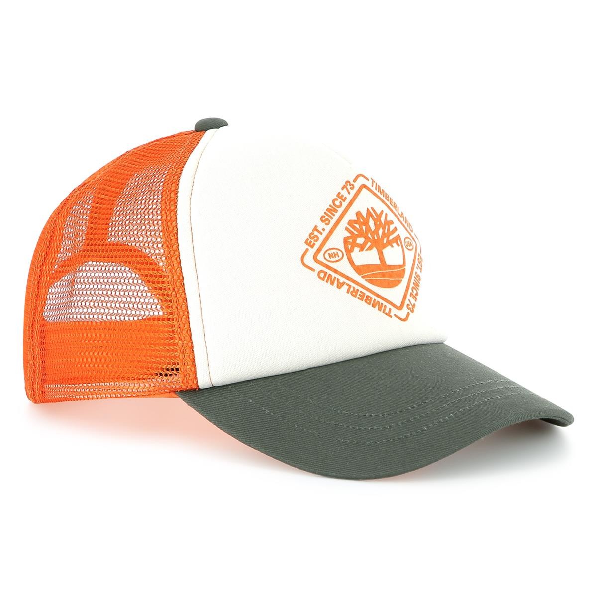 Timberland - Brown & Orange Trellis Cap