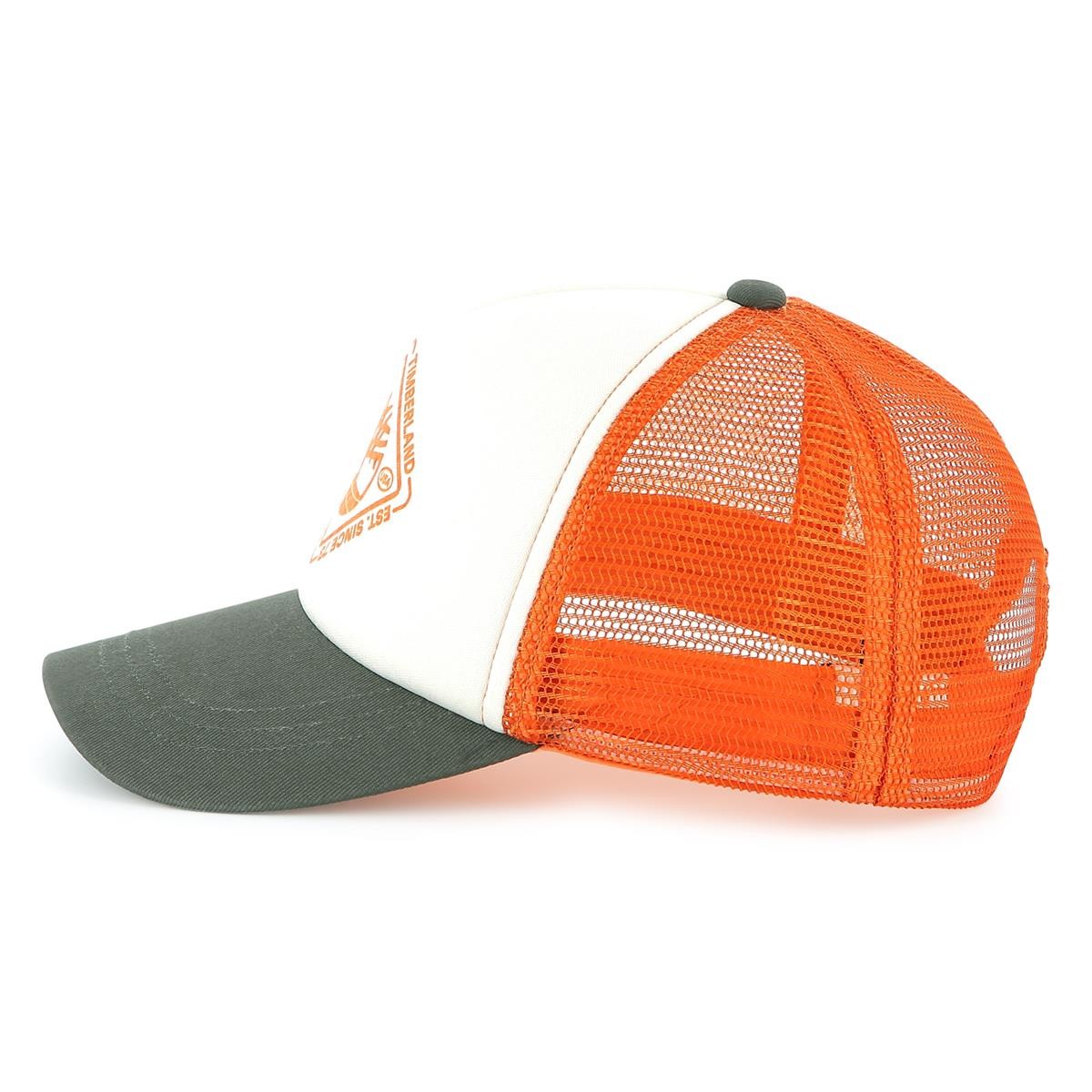 Timberland - Brown & Orange Trellis Cap