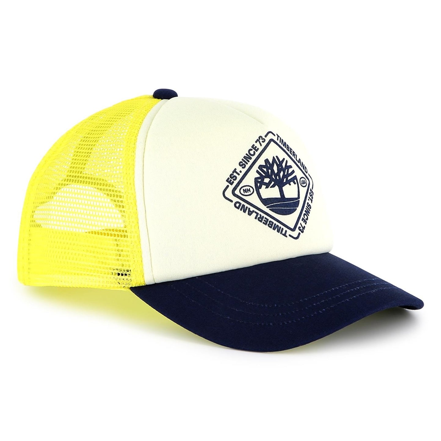 Timberland - Navy & Yellow Lattice Cap