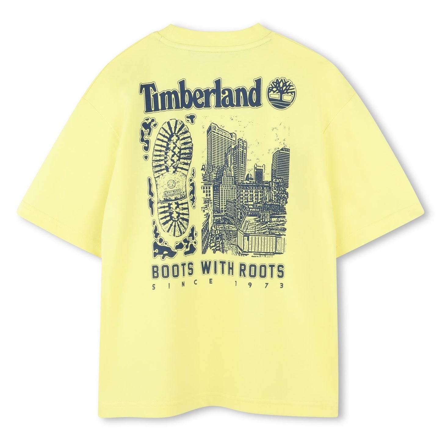 Timberland - La camiseta T -T -T -T -Ilustración en la parte posterior y en el frente
