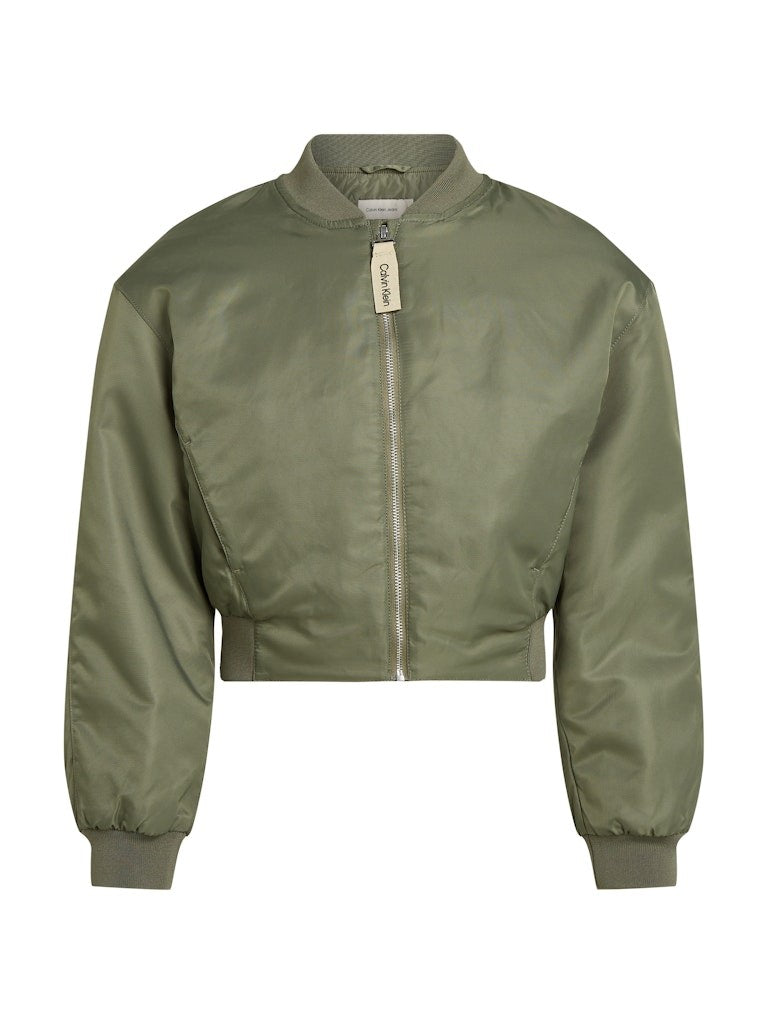 Calvin Klein - Bomber Satin Hero Dusty Olive