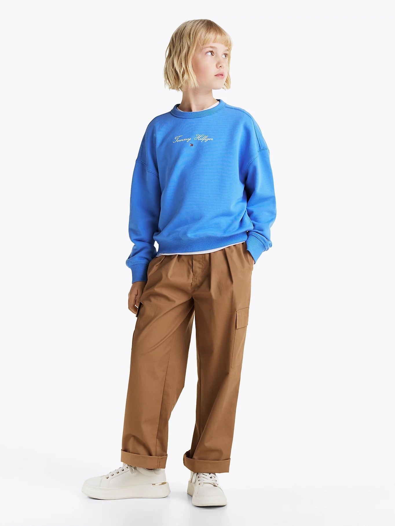 Tommy Hilfiger - Sweat script Blue Spell