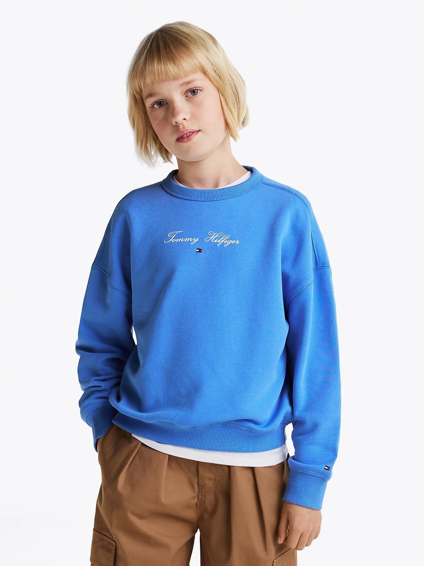 Tommy Hilfiger - Sweat script Blue Spell