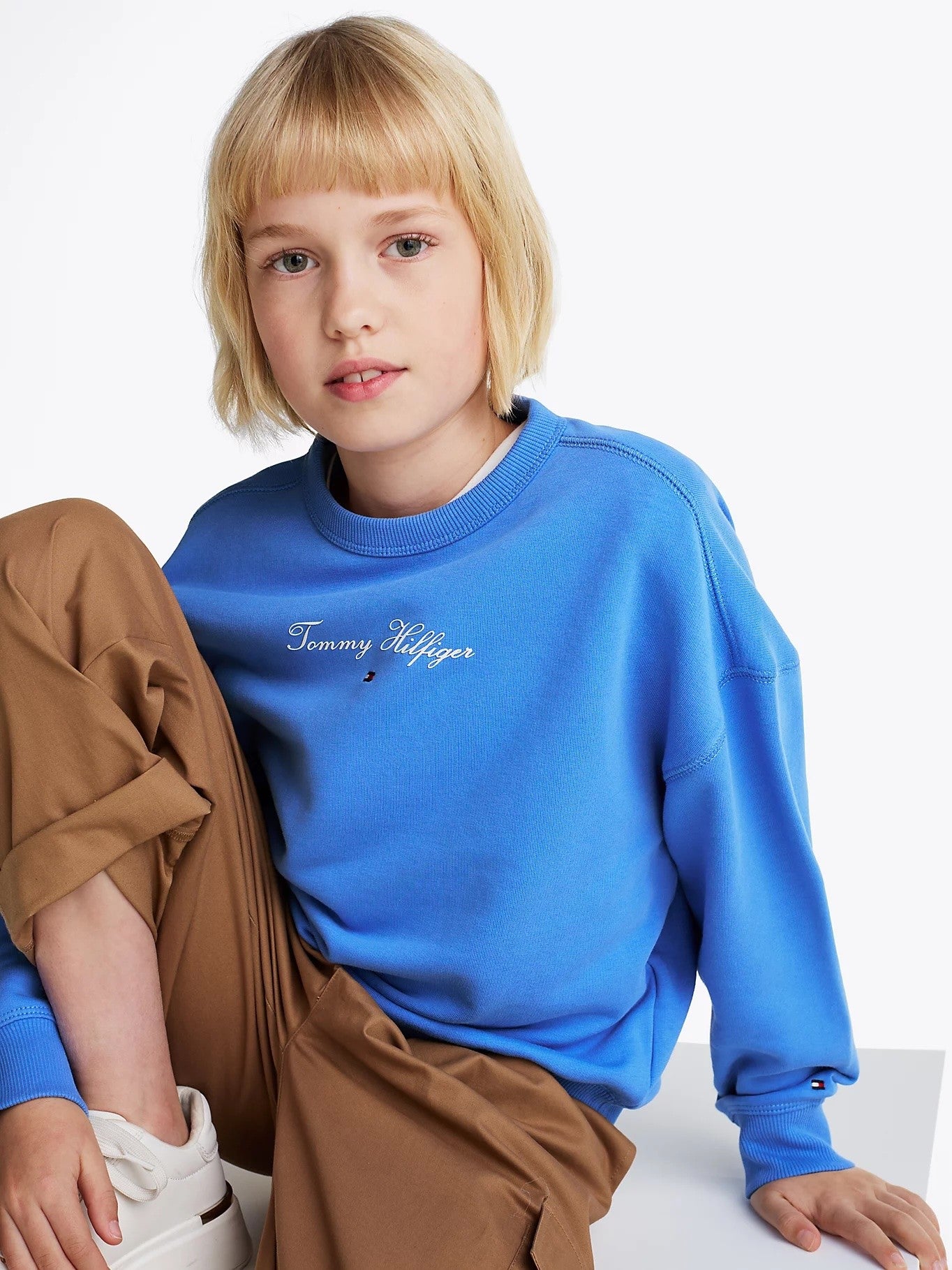 Tommy Hilfiger - Sweat script Blue Spell