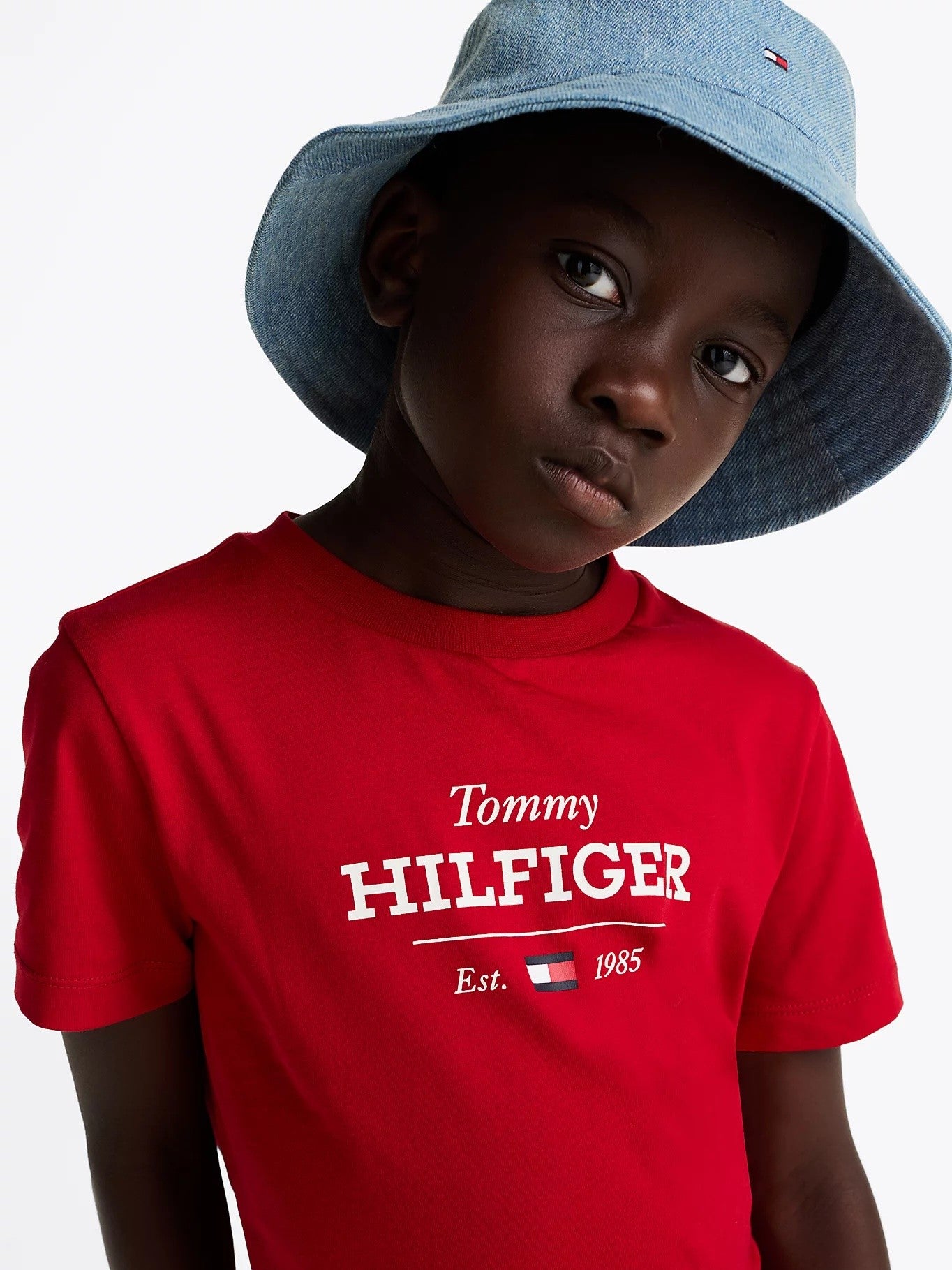 Tommy Hilfiger - T-shirt Medium Red Monotype