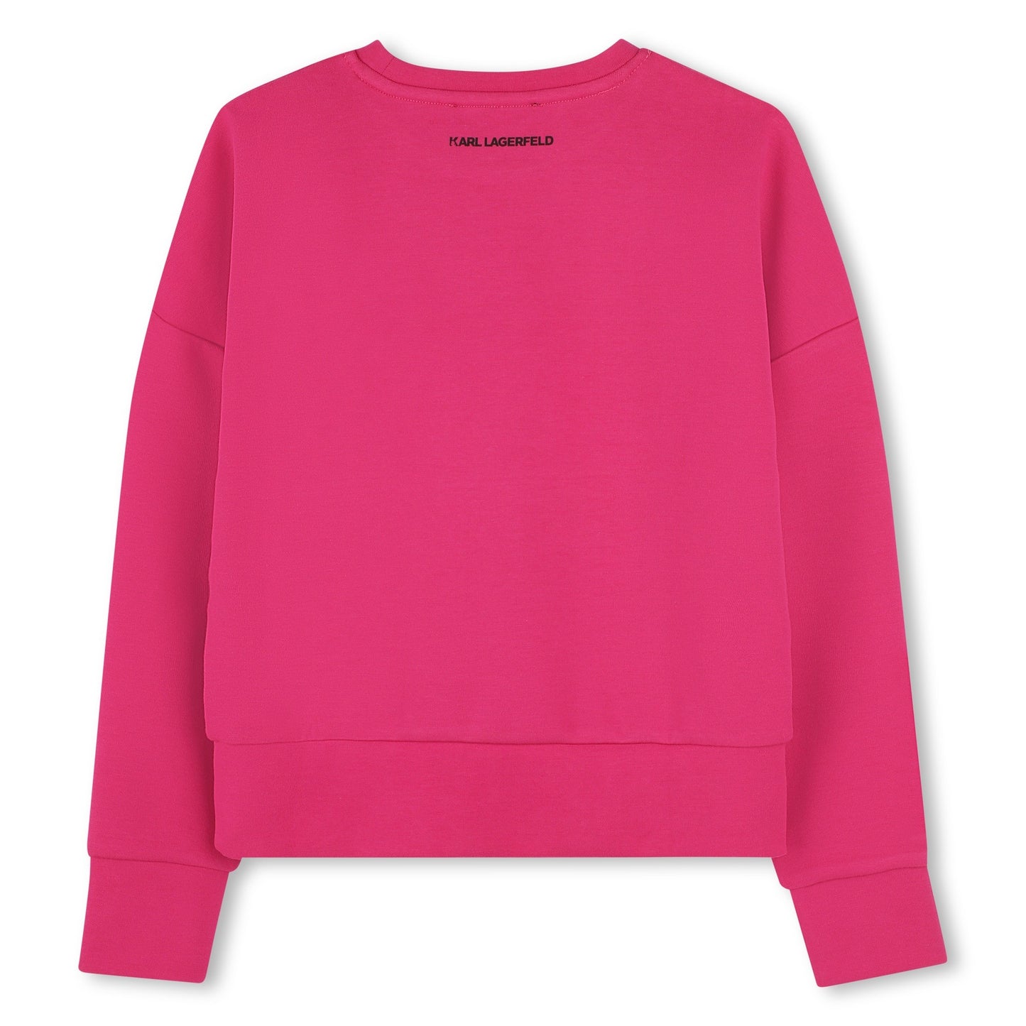 Karl Lagerfeld - Tagada Pink Sweatshirt mit Illustrationen auf der Vorderseite