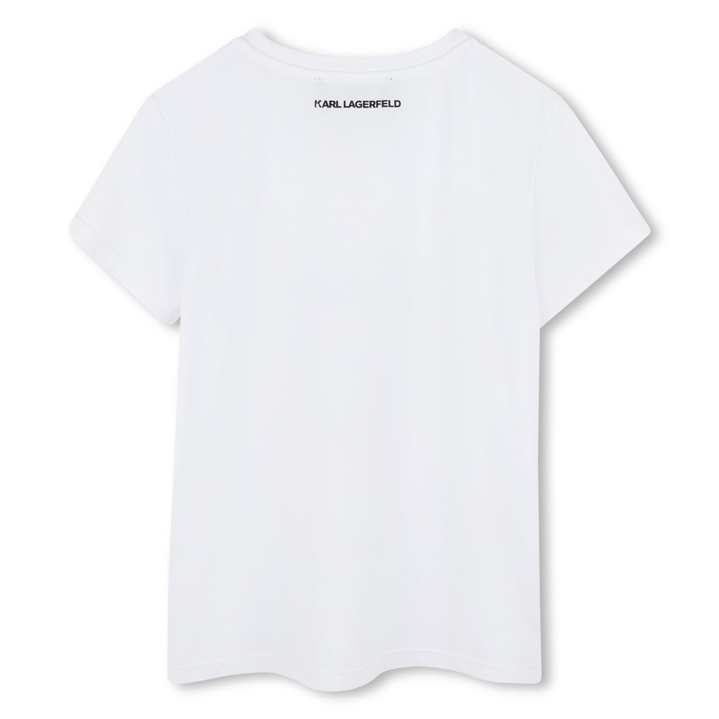 Karl Lagerfeld - T-shirt blanc avec pop Karl