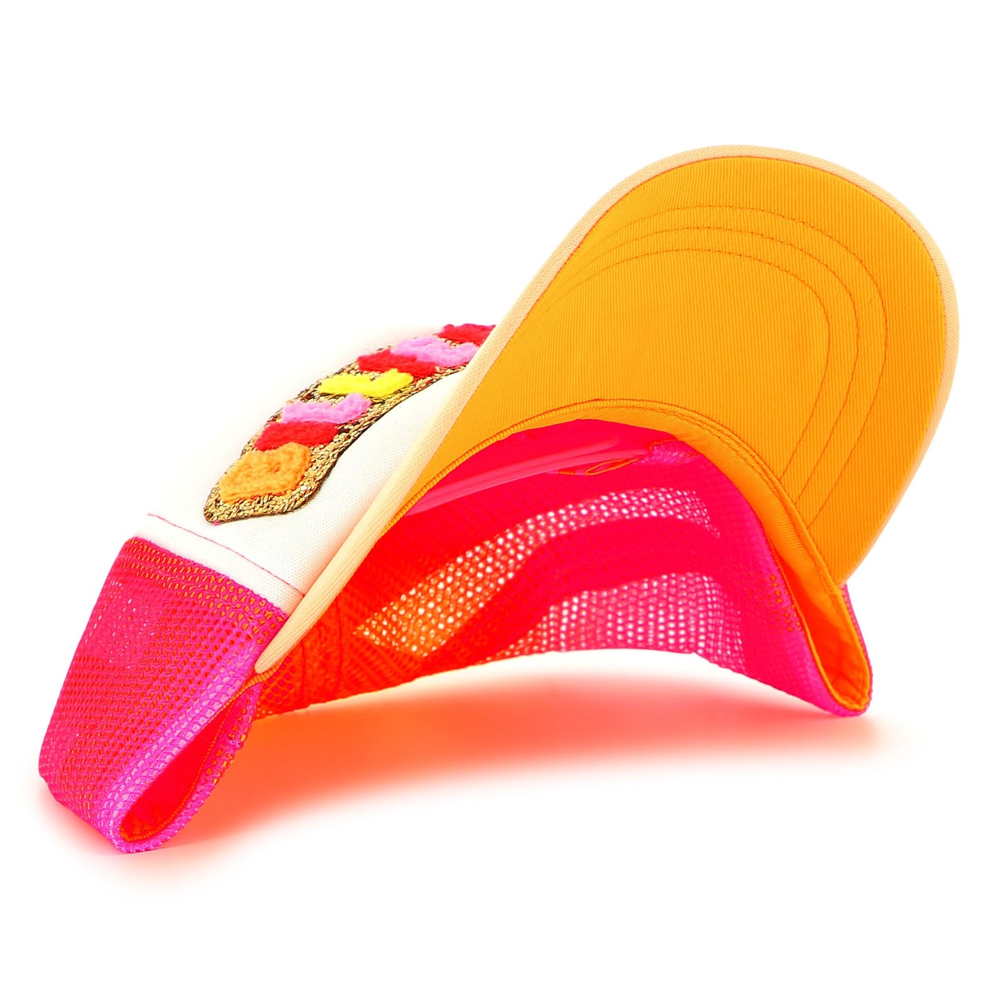 Billieblush - Casquette treillis multicolore