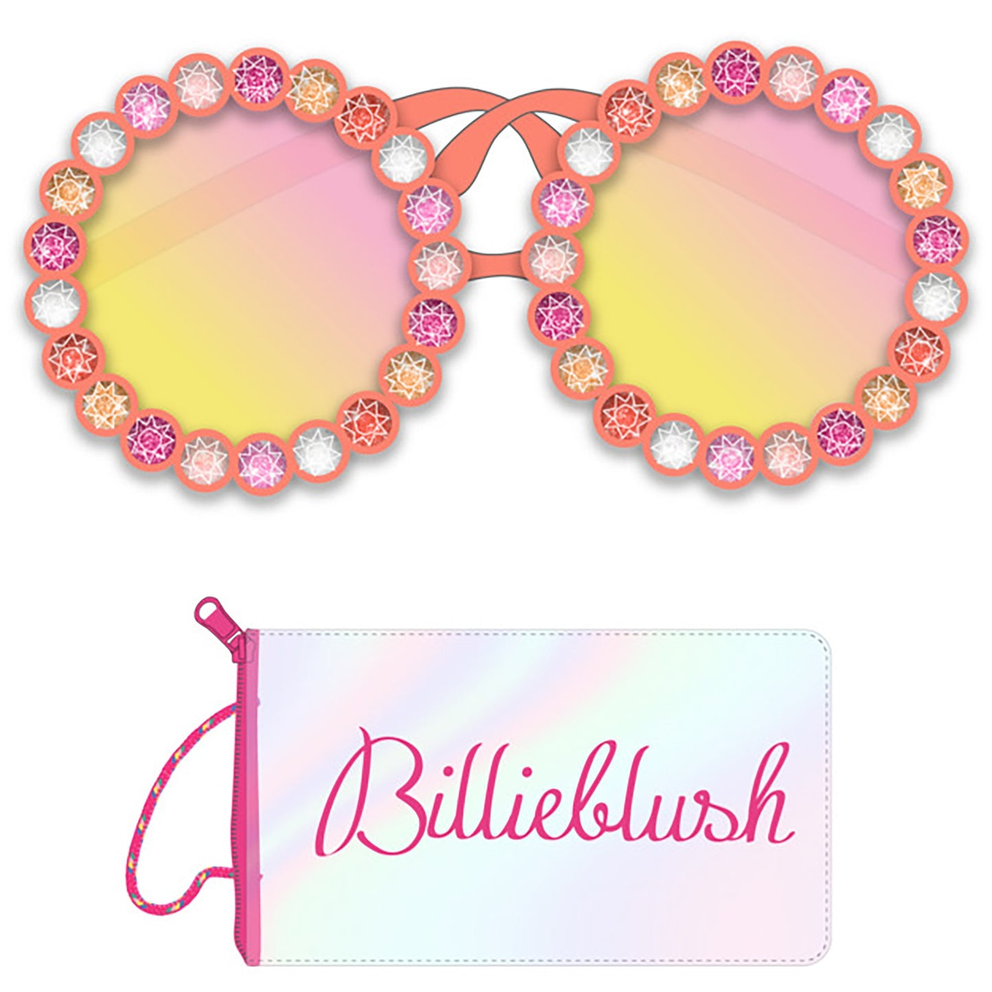 Billieblush - Lunettes de soleil avec strass multicolores • ANTI-UV400