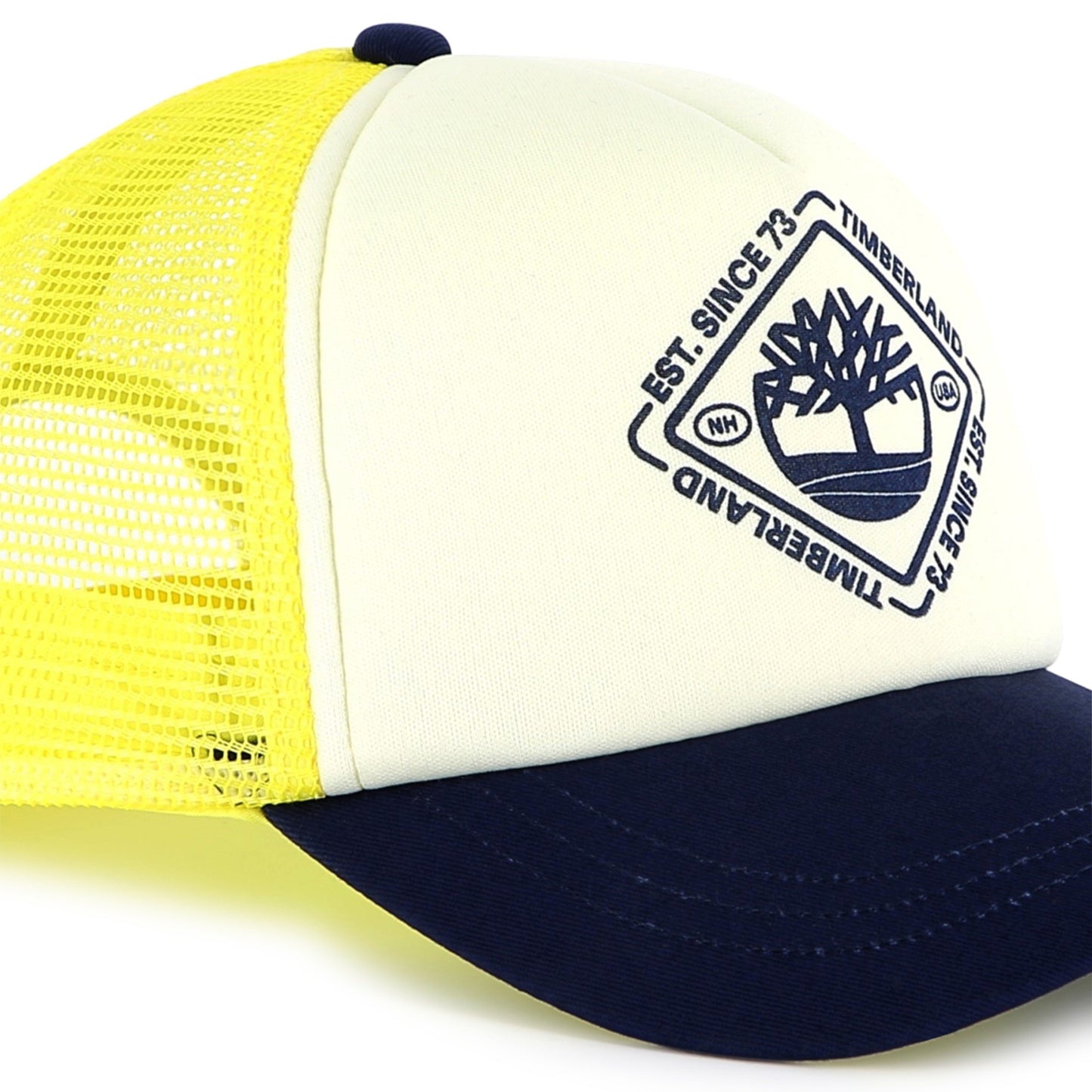 Timberland - Navy & Yellow Lattice Cap
