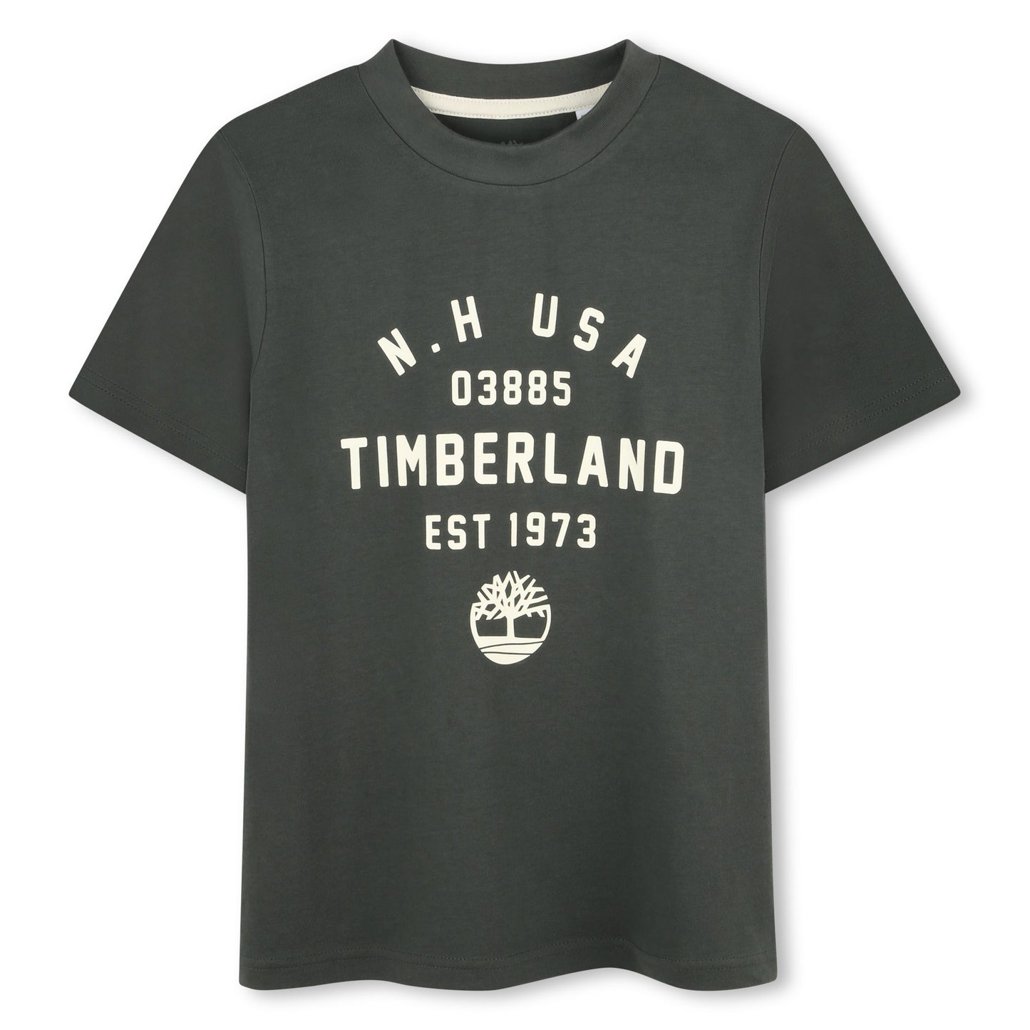 Timberland - Veel twee passen regelmatig uit White & Kaki t -shirts