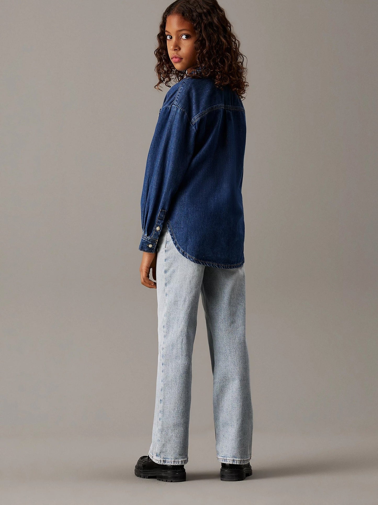 Calvin Klein - Jeans wide leg Light Blue
