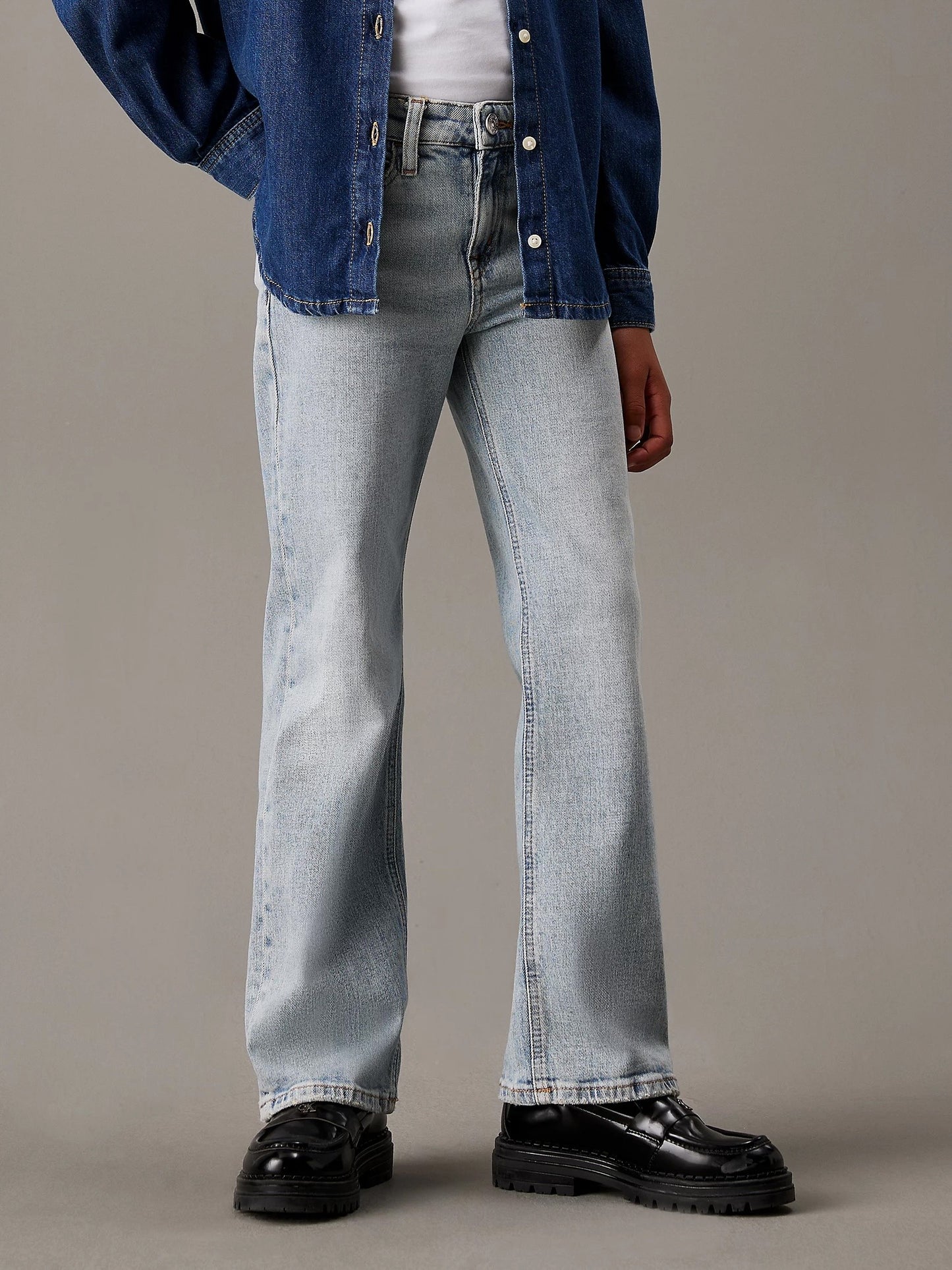 Calvin Klein - Jeans wide leg Light Blue