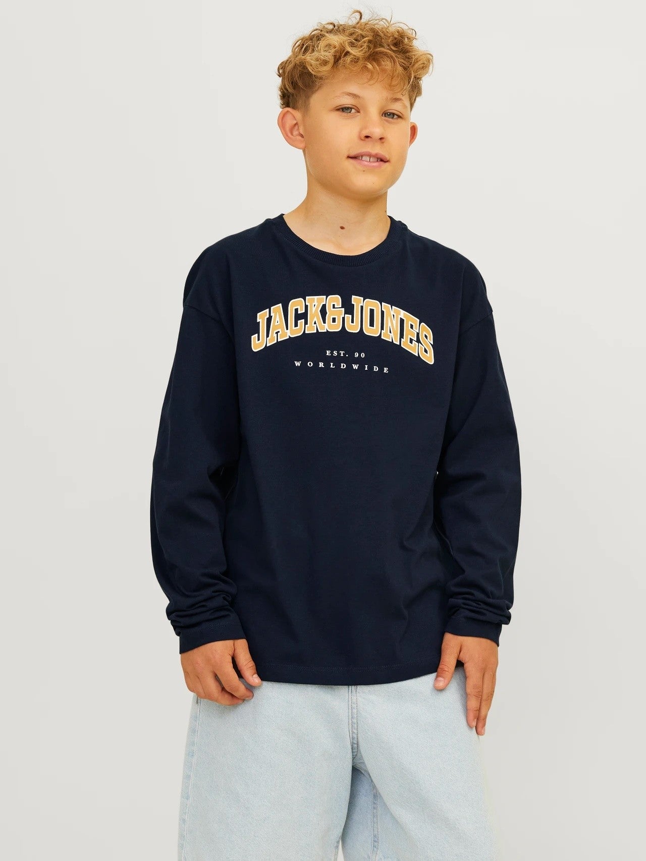 Jack & Jones - Jjecaleb T -Shirt Navy Blazer los
