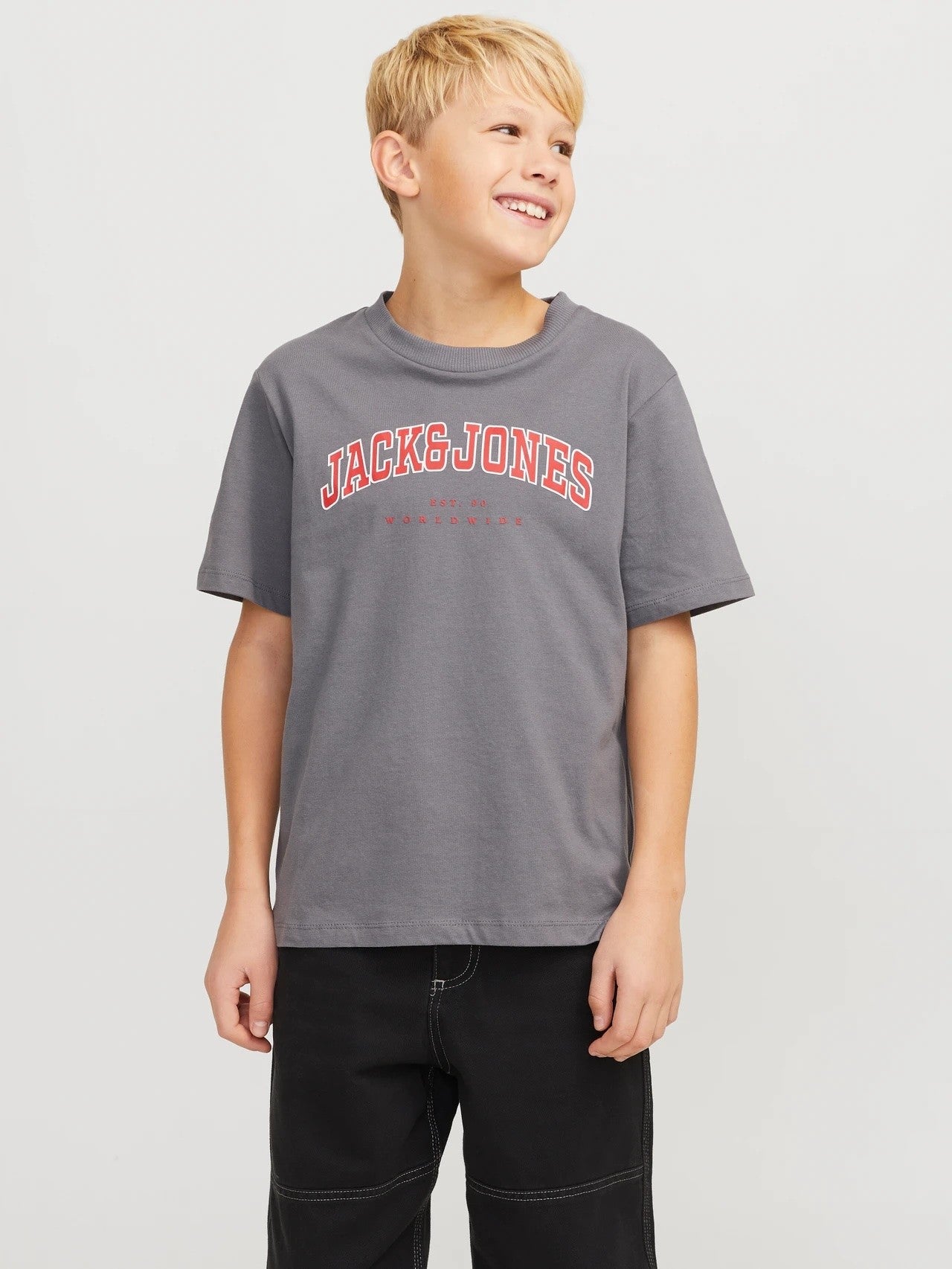 Jack&Jones - T-shirt à courte manche JJECALEB Castlerock LOOSE