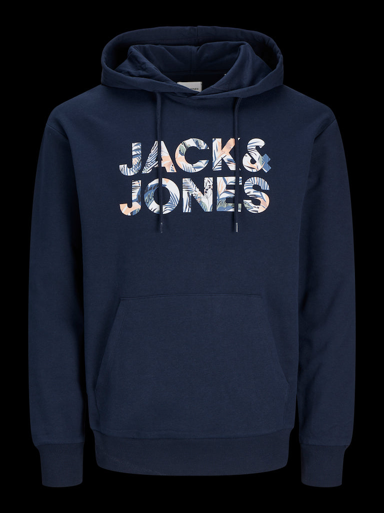 Jack&Jones - Sweat à capuche navy JJEBRYAN