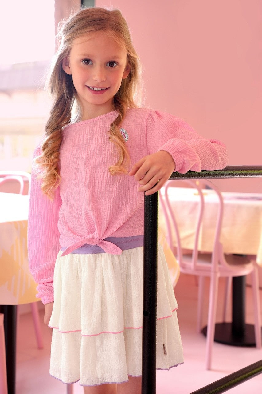 B.Nosy - Blouse Sugar Pink Teri