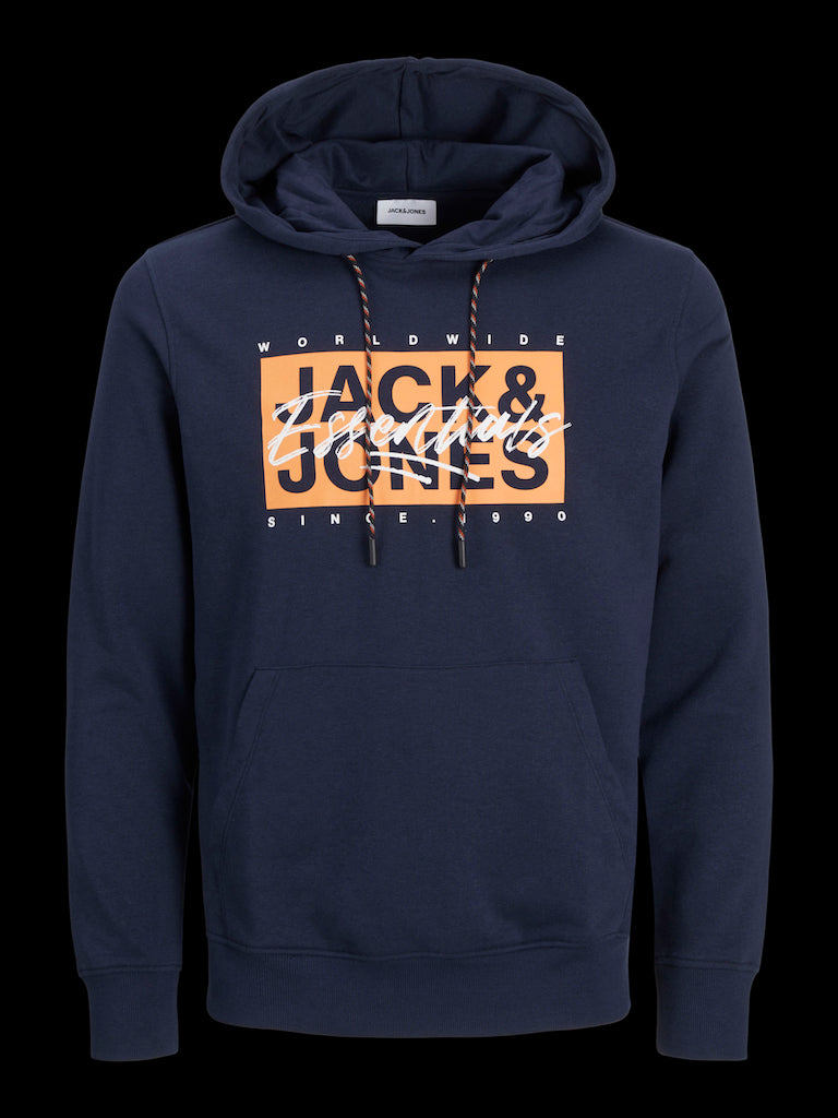 Jack&Jones - Sweat à capuche navy Sky Captain JJCOLTON