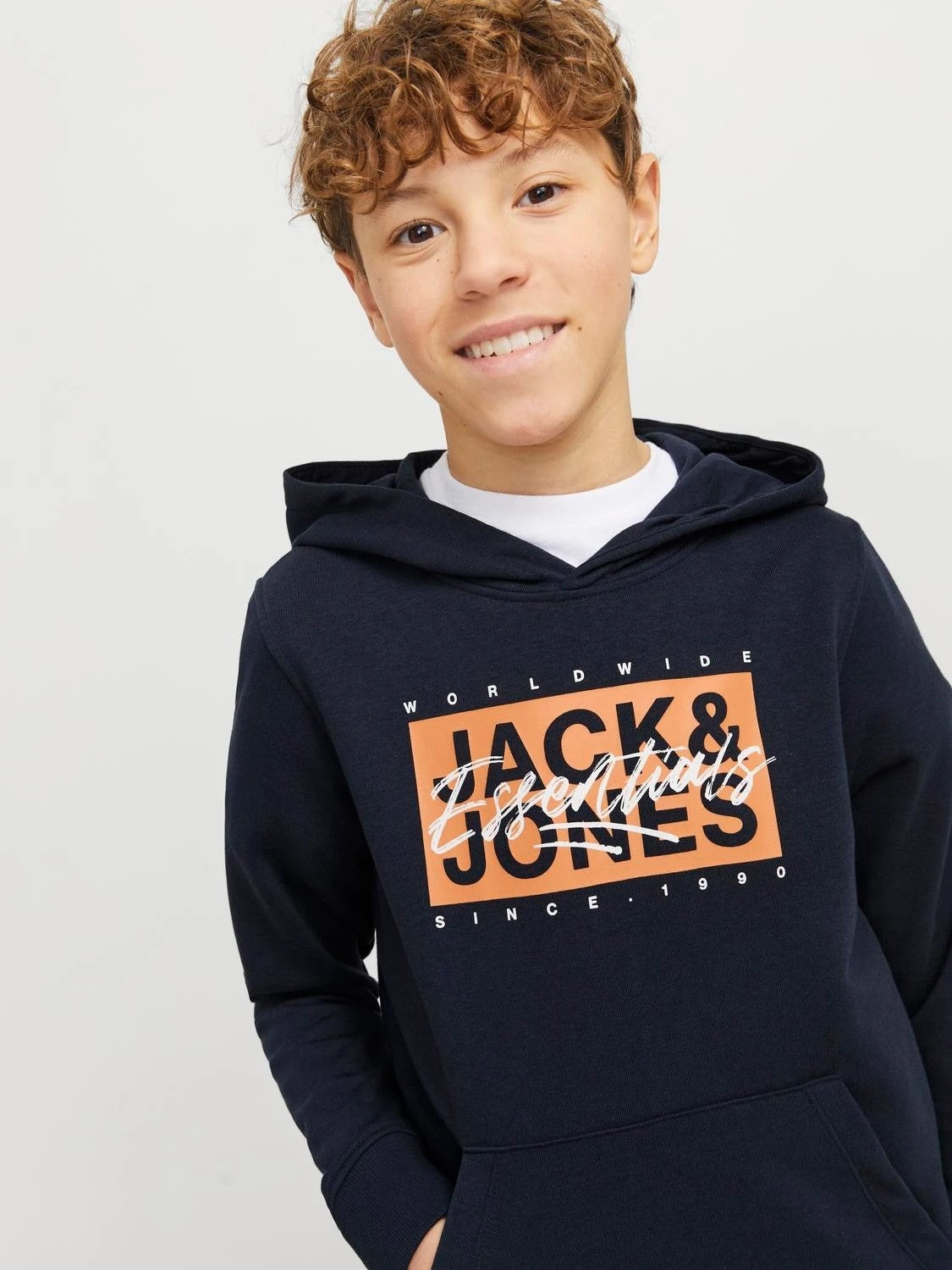 Jack&Jones - Sweat à capuche navy Sky Captain JJCOLTON