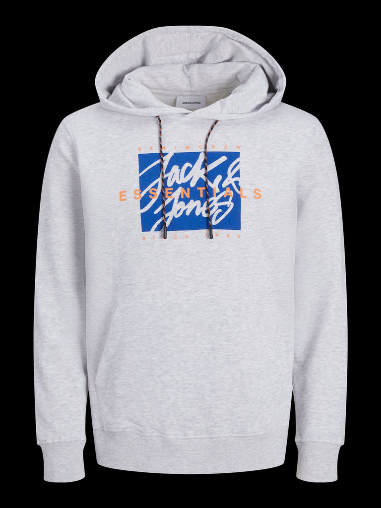 Jack & Jones - Hoodie Grey Melange Jjcolton