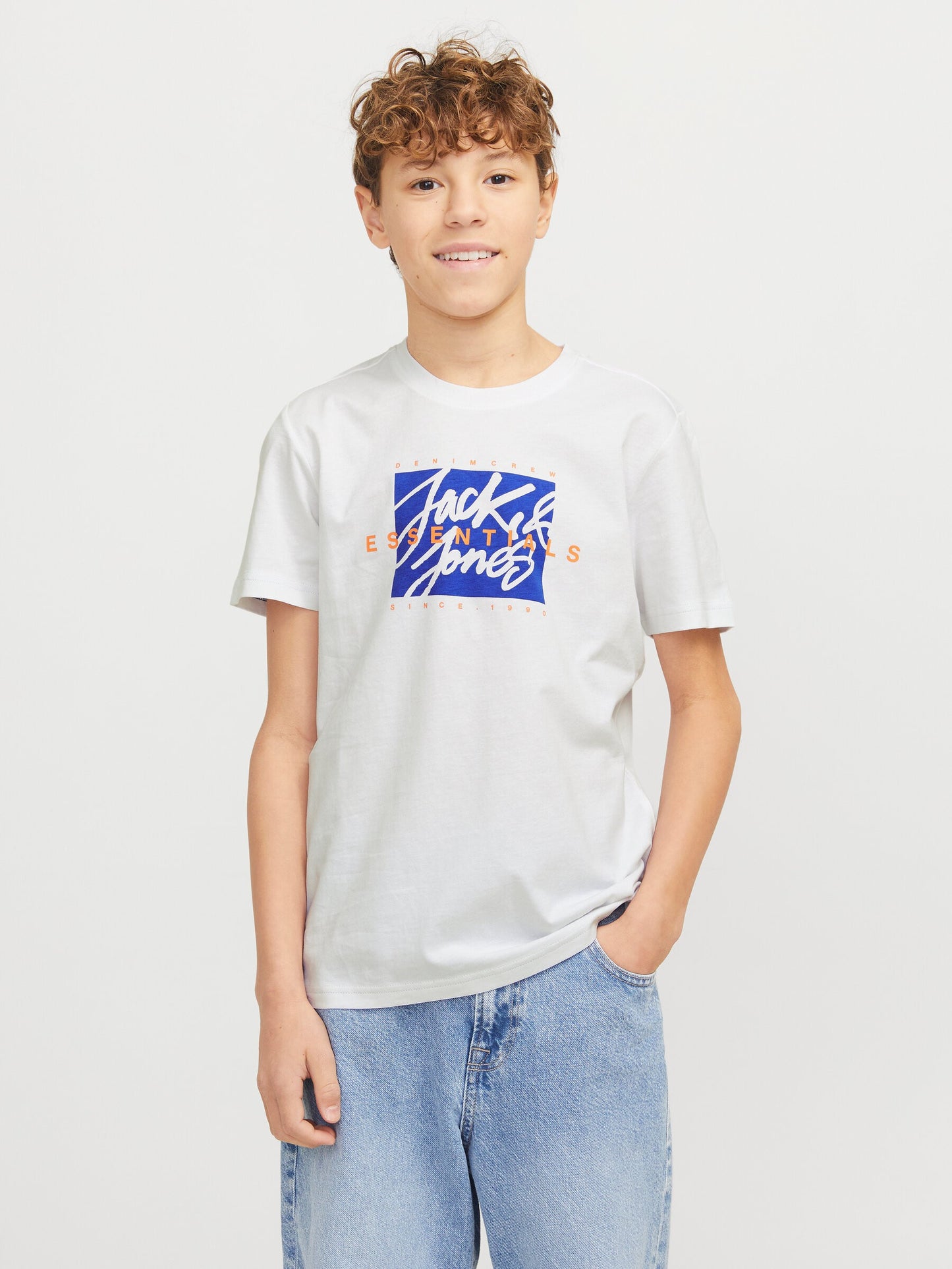 Jack & Jones - White JJCOLTON T -shirt