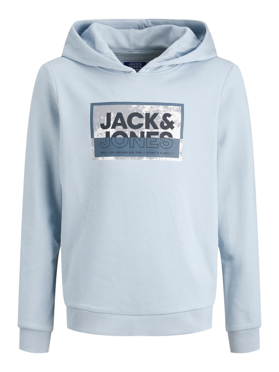Jack & Jones - gedämpfter Blue Jjcologan Hoodie