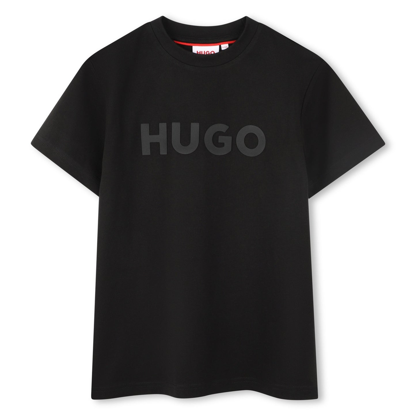 Hugo - black t -shirt with Hugo print in relief