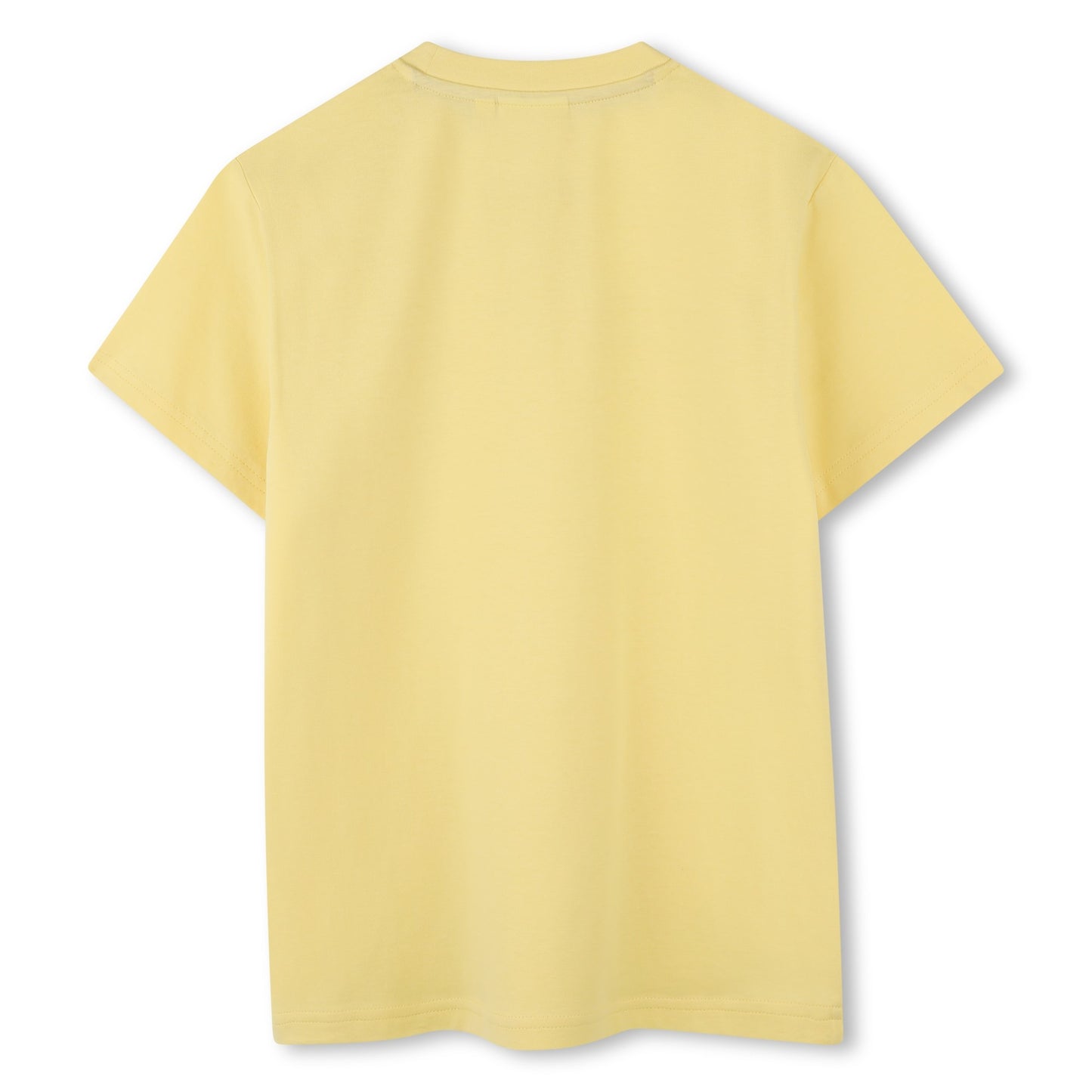 Hugo - Yellow T -shirt met Hugo Print in Relief