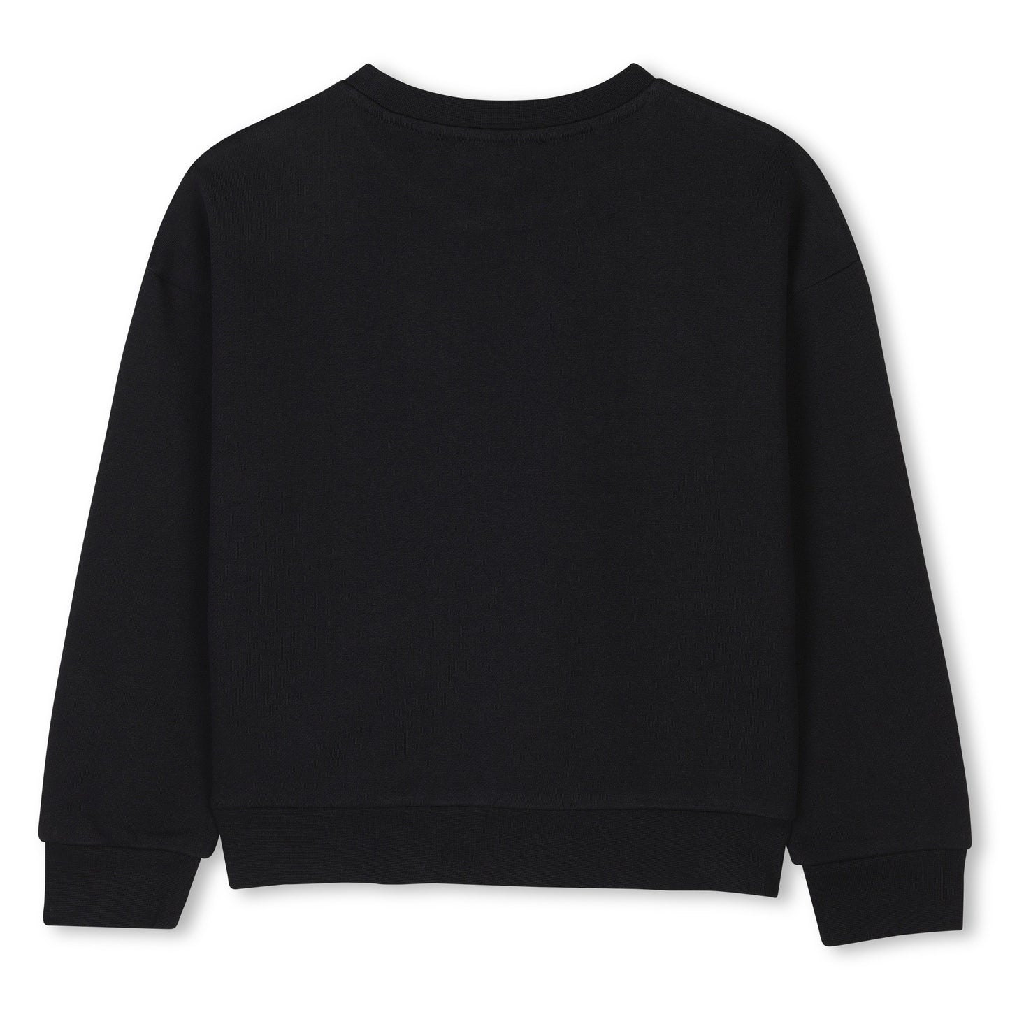 Michael Kors - Zwart sweatshirt met gouden illustratie Michael Kors Metallic uiterlijk aan de voorkant.