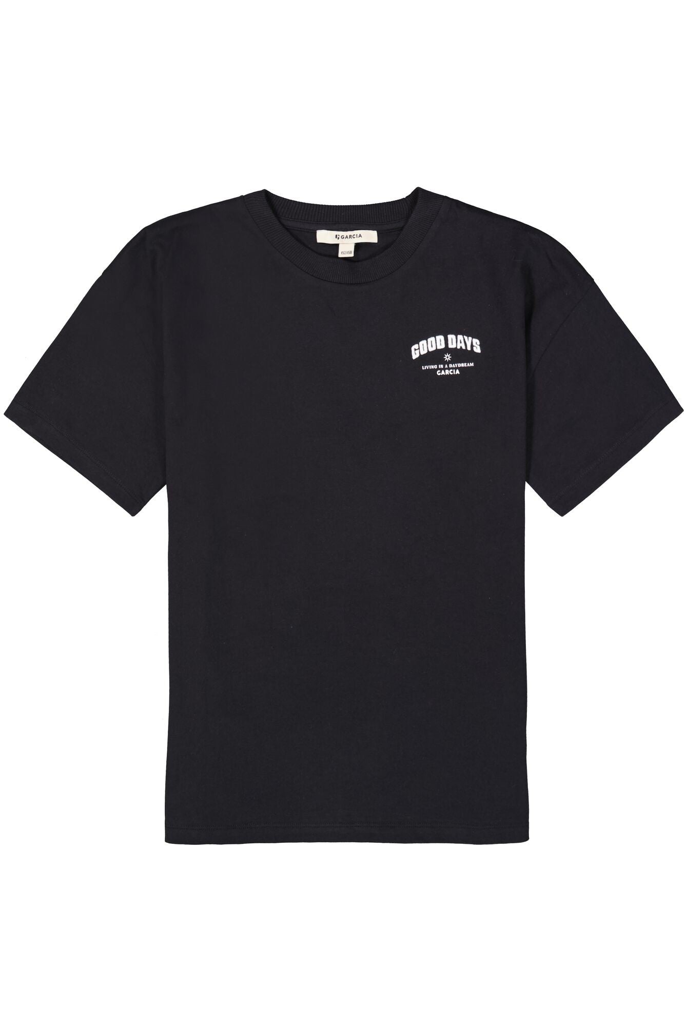 García - Black Back Print t -shirt