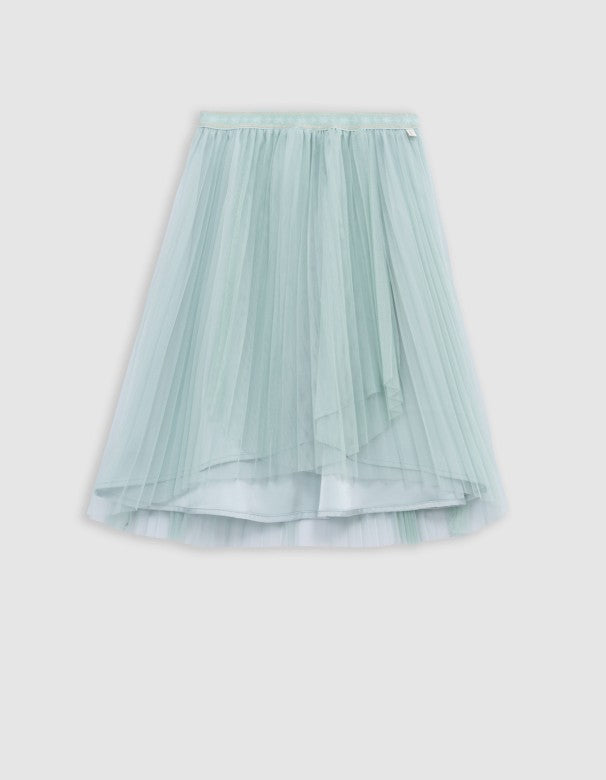 IKKS - Jupe plissée Vert d'eau White Label
