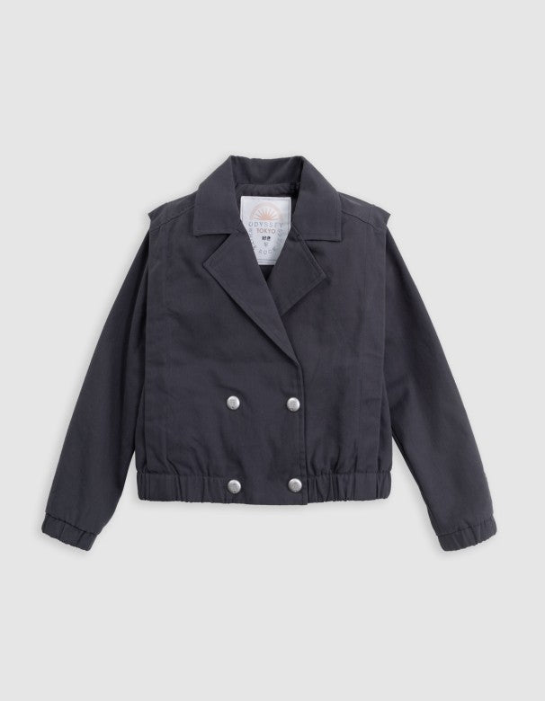 IKKS - Blouson court anthracite White Rock Odyssey