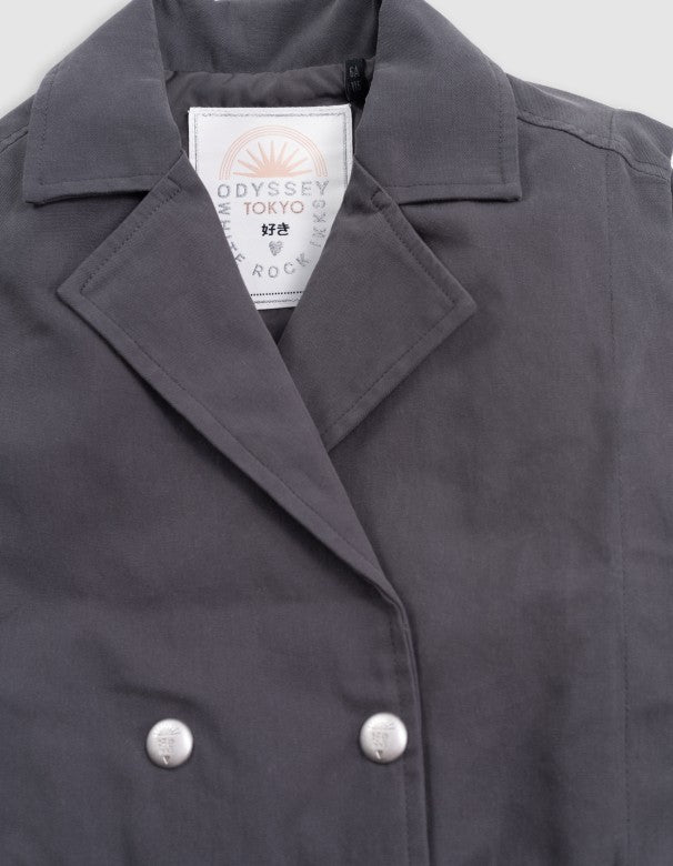 IKKS - Blouson court anthracite White Rock Odyssey