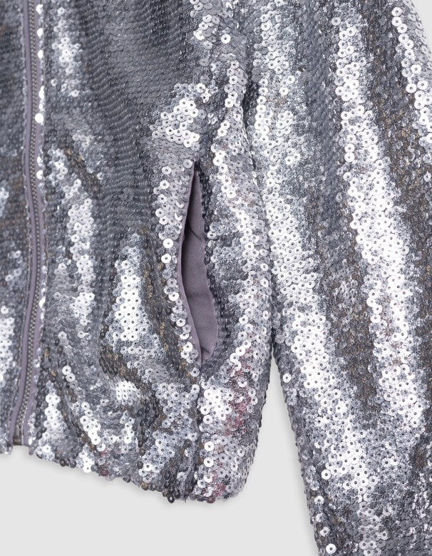 IKKS - Bomber à sequins White Rock Odyssey