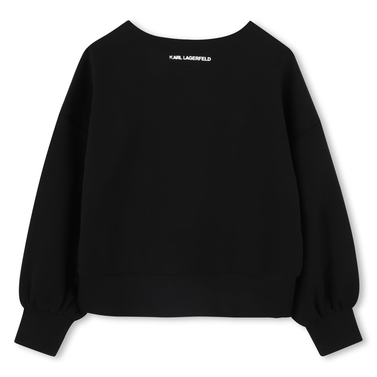 Karl Lagerfeld - Sweat noir "Café de Paris