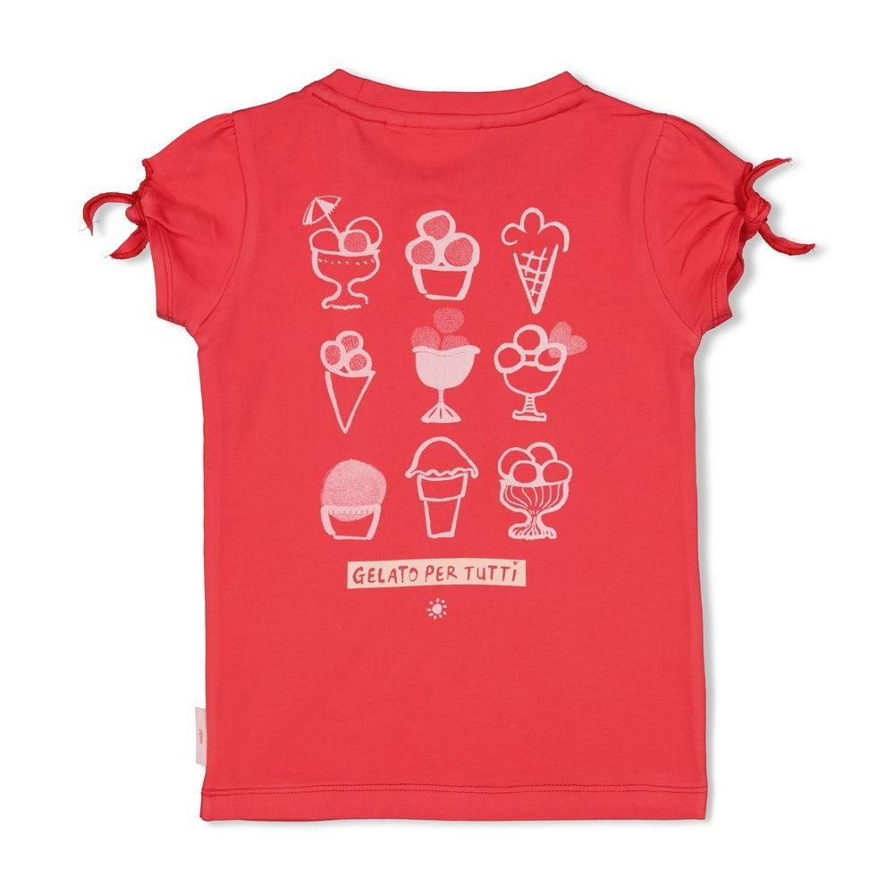 Jubel - Red t -Shirt Backprint Ciao Bella