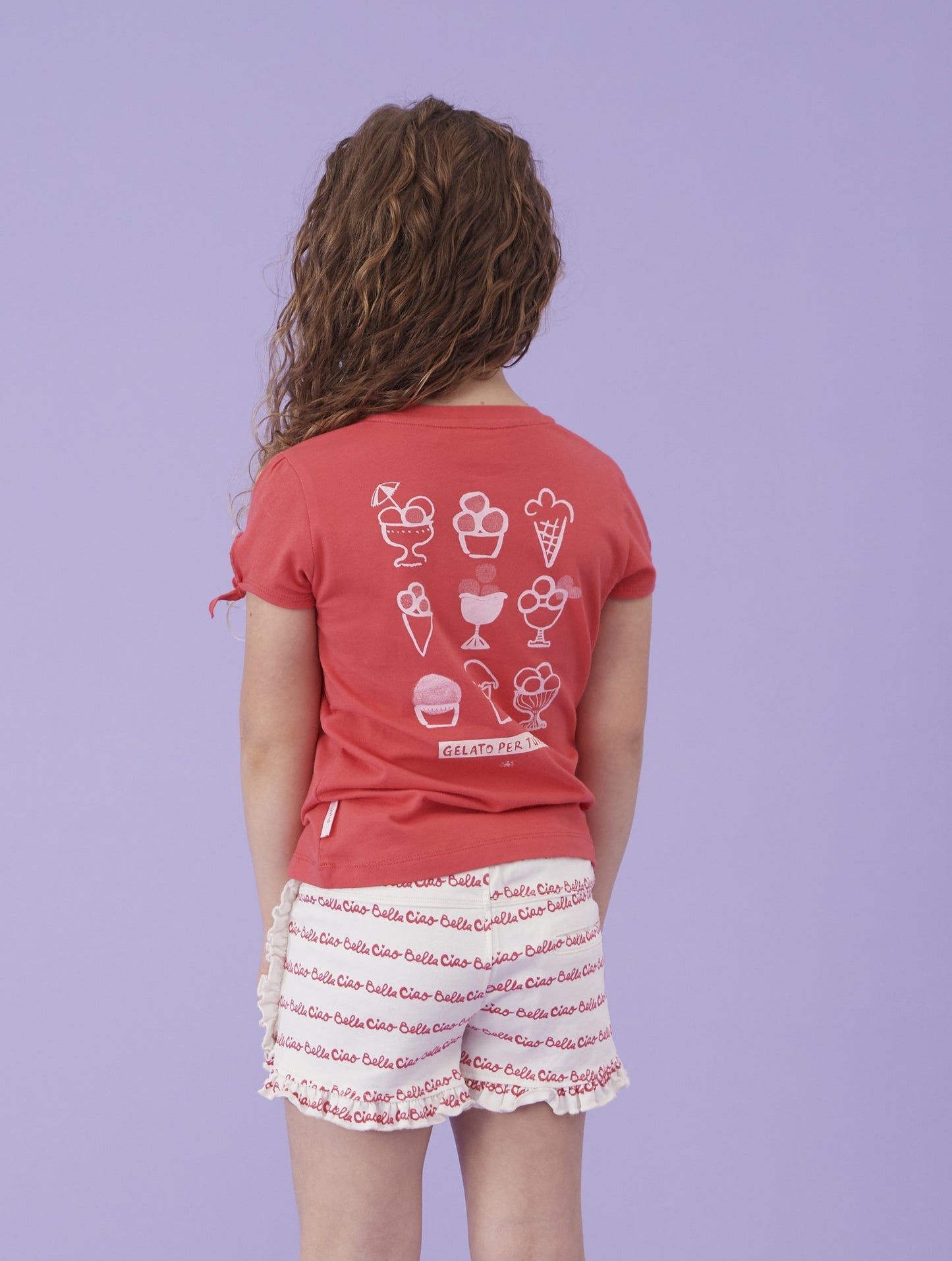 Jubel - Red t -Shirt Backprint Ciao Bella