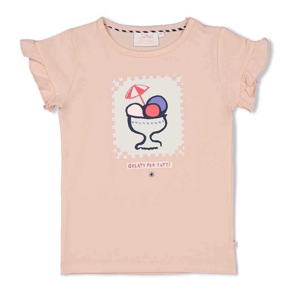 Jubel - T-shirt rose Ciao Bella
