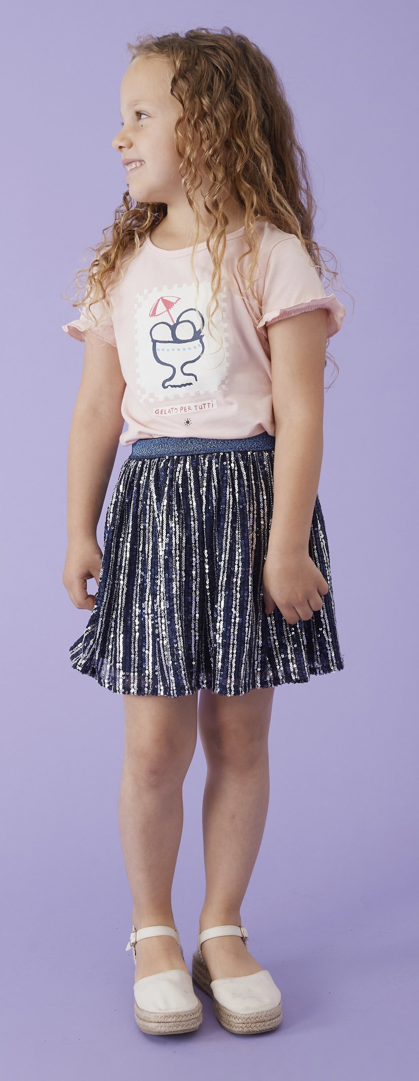 Jubel - T-shirt rose Ciao Bella